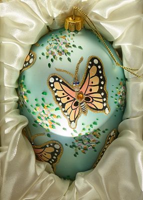 Новогодняя игрушка от Joan Rivers. Джоан Риверс - одна из известнейших ювелиров мира. США, 80 гг. 