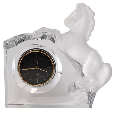 Hoya часы с лошадью, Япония, 1980-е гг. . Винтажные часы с символом годом - лошадью, Япония. 