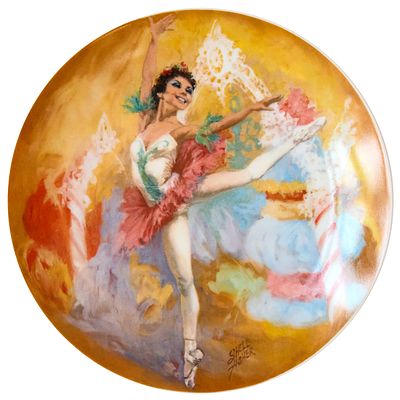 Коллекционная тарелка "Фея сахарных слив" Viletta Fine - коллекция балета "Щелкунчик", Shell 
