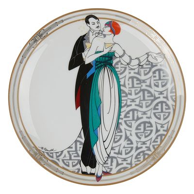 Коллекционная декоративная тарелка Marci MacDonald “On the town”, США, 1980-е.
Д: 21 см.
Стиль: 