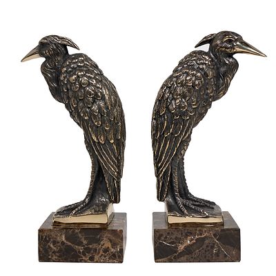 Аисты держатели для книг, бронза, мрамор, полностью ручная работа. . Аисты… В одном этом слове – 