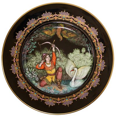 Villeroy & Boch Heinrich тарелка винтажная декоративная 
Русские сказки &laquo;Царь 
