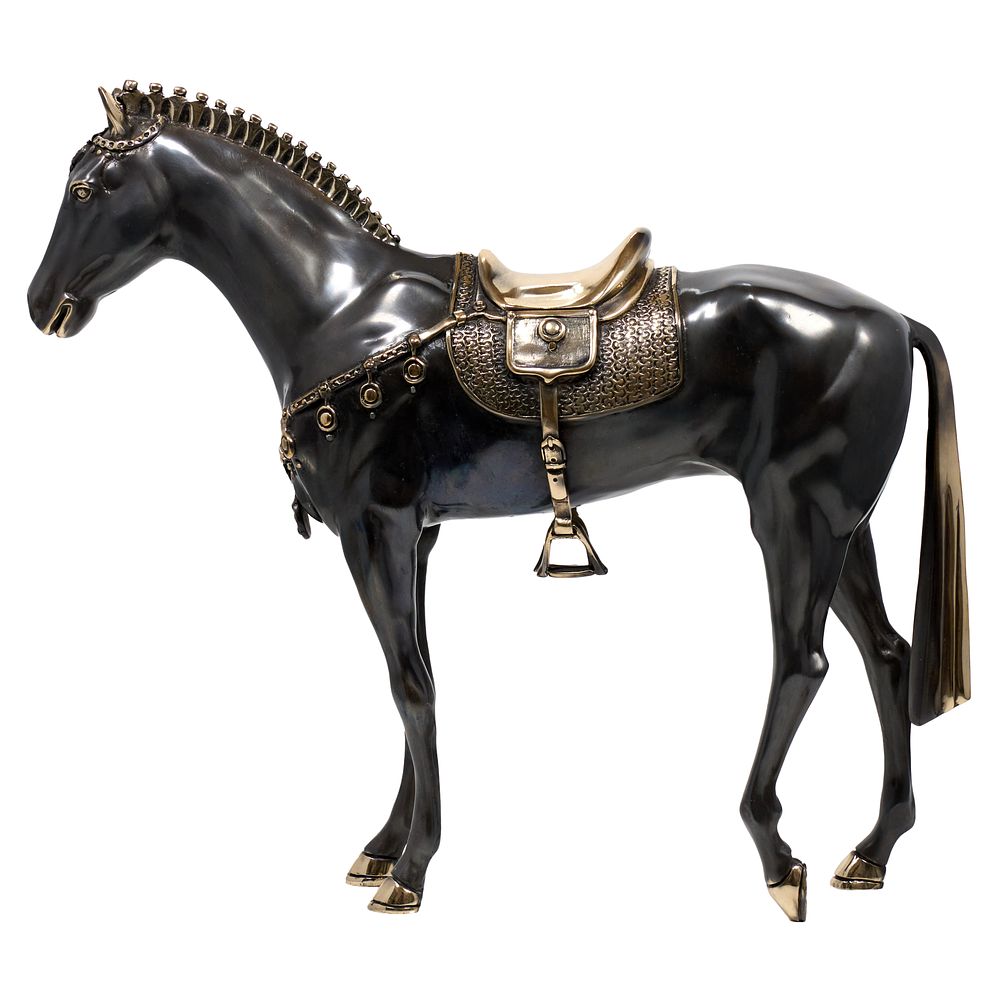 Авторская скульптура Галереи Lea - Бронзовая скульптура Лошадь, ручная работа . Коллекционная 