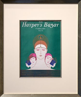 Erte Обложка журнала Harper's Bazaar за февраль, 1926 г. На обложке - графика Erte
45 х 35 см. Му 