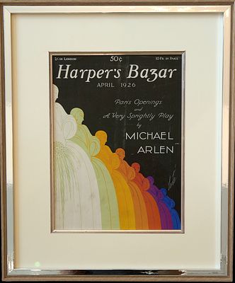 Обложка журнала Harper's Bazaar за апрель 1926 г. Рисунок создан Эрте специально для журнала. 48 