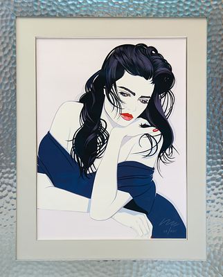 Robert Blue шелкография "Stephanie", США, 1980- е гг.
подпись художника и индивидуальный номер. Р 