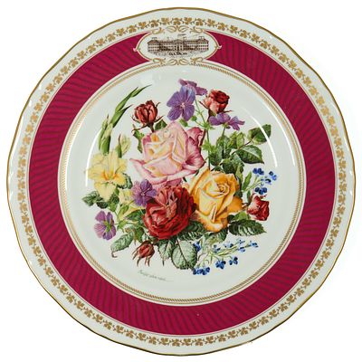 Тарелка для выставки цветов в Челси
"МАЙСКОЕ ВРЕМЯ В ЧЕЛСИ", 1982 г., Англия. прекрасный 
