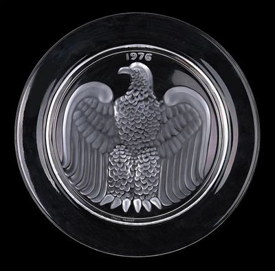 LALIQUE ТАРЕЛКА "EAGLE", 1976 Г. &laquo;Лалик&raquo; - французское предприятие, основанное в 1888 году 