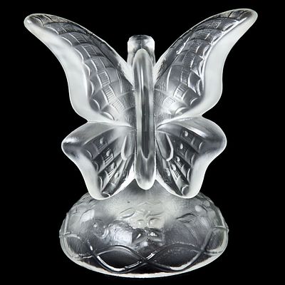 Стеклянная фигурка "Бабочка", США, 1980-е гг.
10 см
клеймо на основании