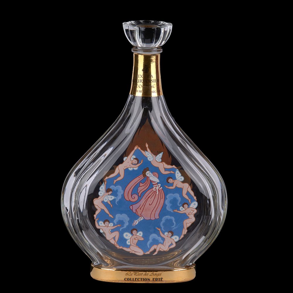 Ert&eacute; коллекционный декантер для коньяка Курвуазье &laquo;Доля Ангела&raquo;, созданный художником для дома 
