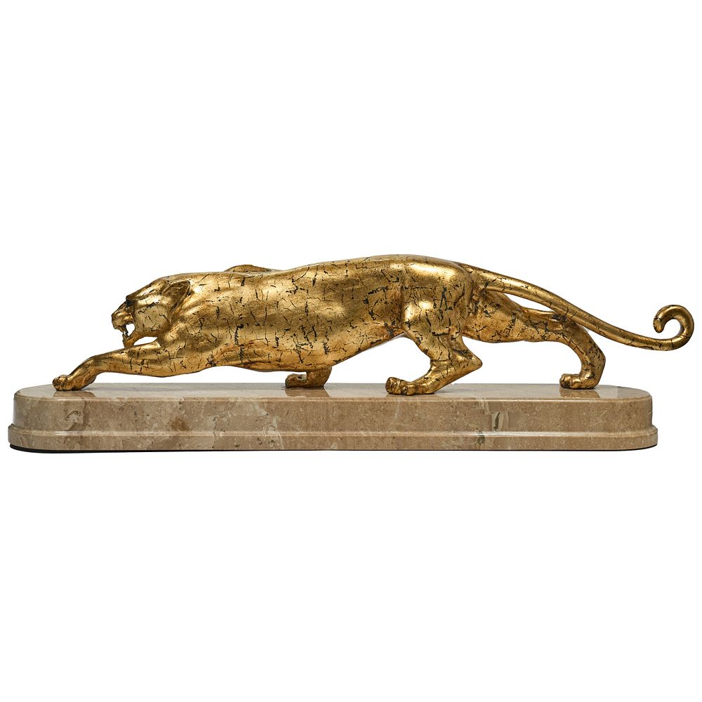 Скульптура &laquo;Пантера&raquo;
. Бронза, золочение, мрамор 
Пантера – символ бесстрашия, смелости и 