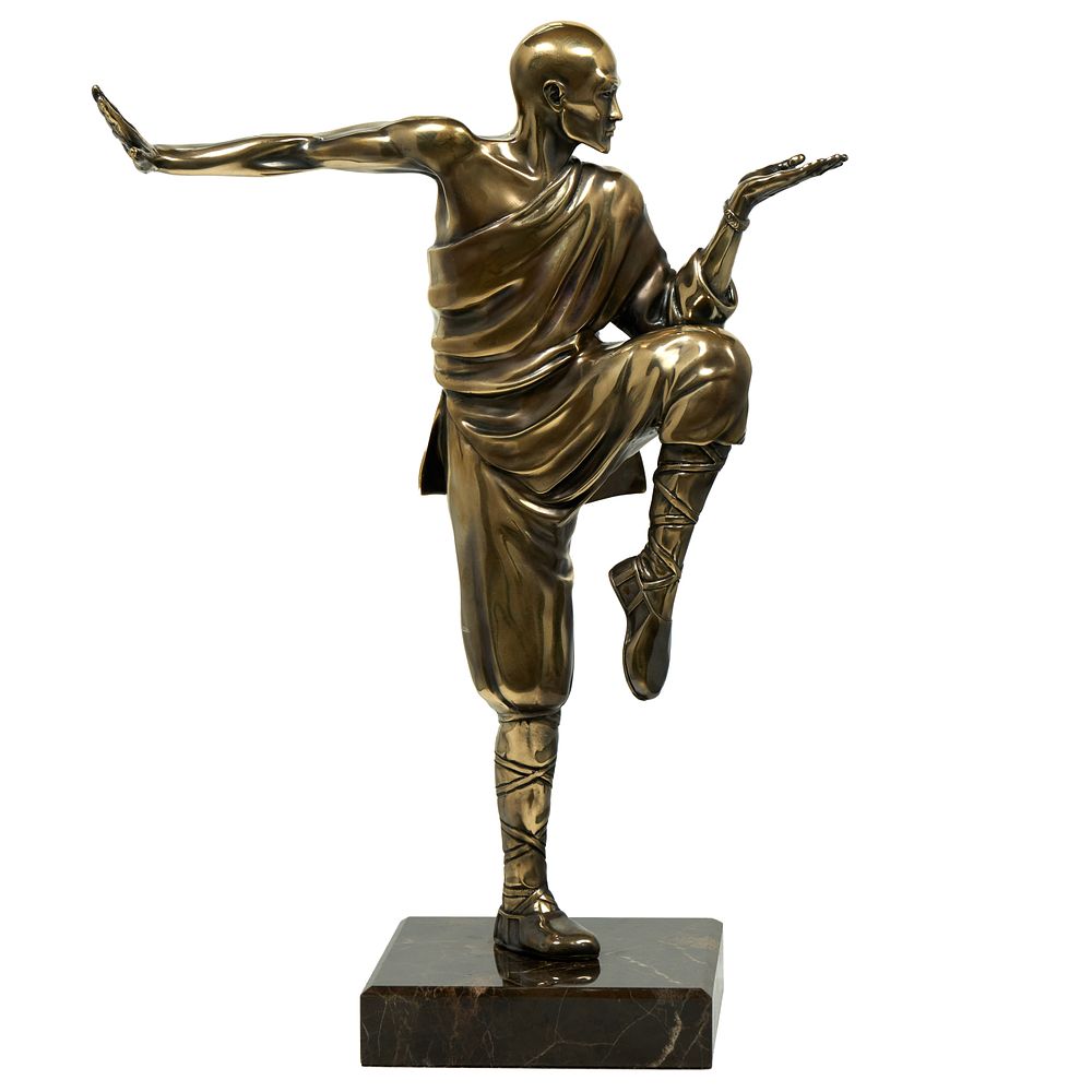 Галерея Lea - Бронзовая скульптура &laquo;Мирный воин&raquo;, ручная работа. Воин несет в себе истину о пути к 