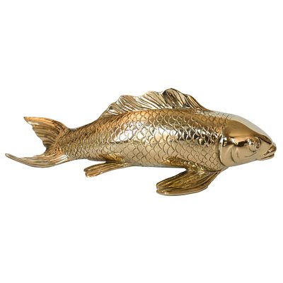 Бронзовая скульптура "Золотой карп". Скульптура &laquo;Золотая рыбка&raquo; — символ исполнения мечты и 