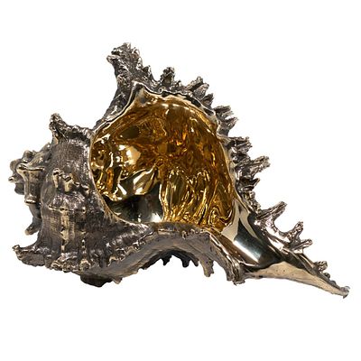 Скульптура Морская раковина, бронза. Океан – это колыбель жизни, место, где зародилось все 