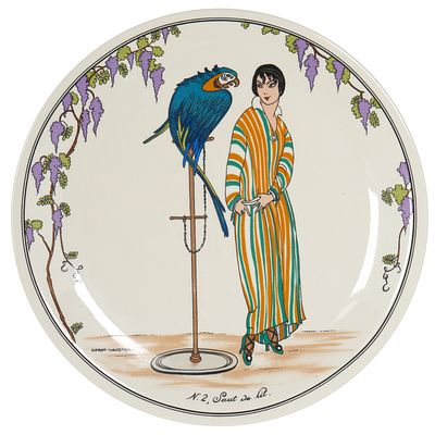Villeroy & Boch тарелка декоративная коллекционная, Люксембург, 1980-е гг. Д: 25 см 
Дизайн 