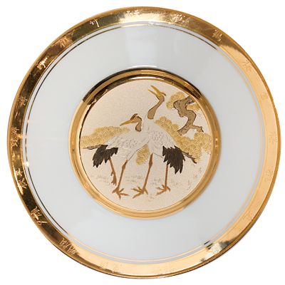 Коллекционная тарелка / мелочница Hamilton &laquo;PINE & CHANGE&raquo;, Япония, 80-е гг. Первый выпуск 