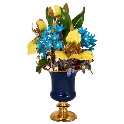 Franklin Mint &laquo;Французский букет&raquo;, 1978 г., США
Гальваника, эмалевые краски, ручная роспись 