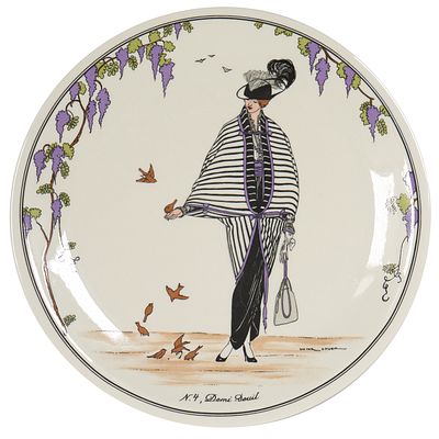Villeroy & Boch тарелка декоративная коллекционная, Люксембург, 1980-е гг. Д: 25 см 
Дизайн 