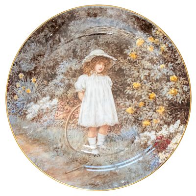 Wedgwood тарелка &laquo;A Pause for Reflection”, Victorian Artists, Англия, 1980-е гг. Коллекция 