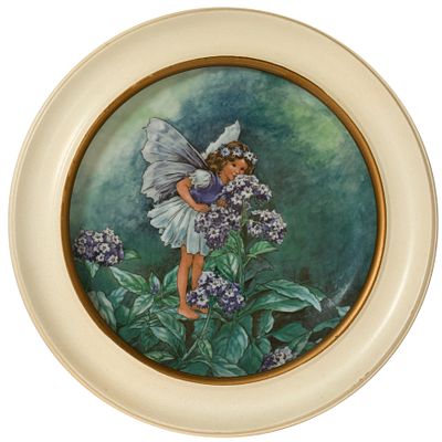 Коллекционная декоративная тарелка "Фея гелиотропа", Сесиль Мари Баркер, Villeroy and Boch 
