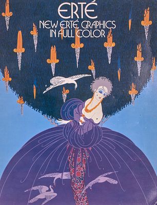 Erte каталог &laquo;New Erte graphics in full colour, by Erte/ &laquo;Новая графика Эрте в цветных 