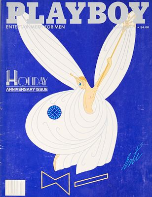 &laquo; Playboy &raquo; журнал с обложкой Erte, 1987 г., США . Праздничный юбилейный выпуск. 
Роман Петрович 