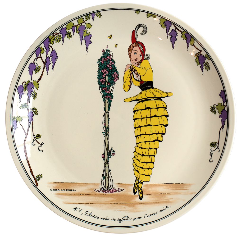Villeroy & Boch тарелка декоративная коллекционная, Люксембург, 1980-е гг. Д: 25 см 
Дизайн 