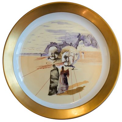 Коллекционная тарелка Salvador Dali " Божественная комедия", Испания. д. 28 см 
фарфор 