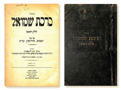 Birchas Shmuel. First Edition. Bilgoraj- Vilna 1939 Extremely rare! 
. Classic sefer on Yevamos 