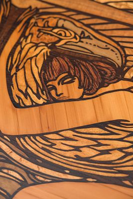 Fuchs, Ernst (1930-2015). Pencil and watercolour on paperSigned, dated and titled lower right14 