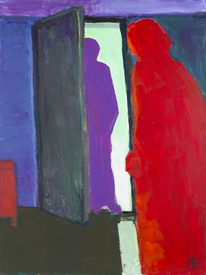 Hammerstiel, Robert (*1933). Oil on hardboardSigned and dated lower right25,6 x 22,1 inStandard 