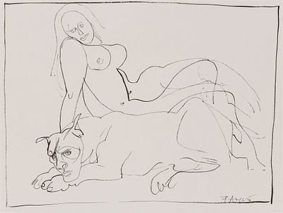 Aigner, Fritz (1930-2005). Bronze with patinasigned22 x 9,7 x 5,9 in