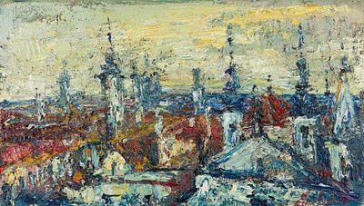 Andreas, Hans (*1947). Offset LithographySigned and numbered lower right: 118/30026,7 x 26,7 in