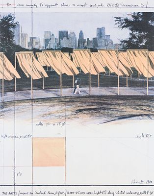 Christo (1935-2020). Bronze with patina13 x 11 x 3,5 inProvenance: acquired directly from the 