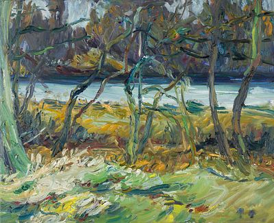 Ladwig, Roland (1935 - 2014). oil on canvassigned and dated lower right and verso signed, dated 