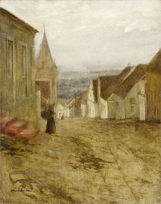 Ruzicka, Othmar (1877–1962). oil on wooden platesignature stamp lower left, estate stamp verso15 