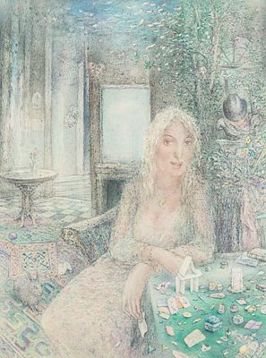 W&ouml;lbing, J&uuml;rgen (1942-2009). coloured lithographSigned and dated lower right, titled lower 