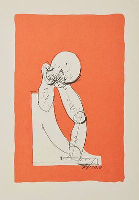 Hoflehner, Rudolf (1916 - 1995). coloured lithographin plate signed and dated lower rightSheet 