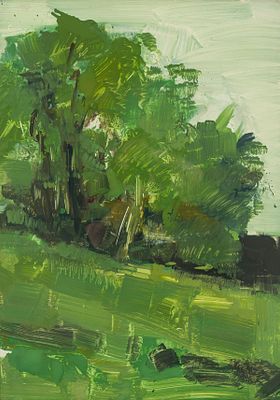 Marquant, Peter (*1954). Nature, 1982Oil on paperSigned and dated lower right34.65 x 24.53 