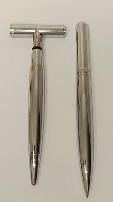 Set of Cerruti permanent ink and steel ballpoint pens