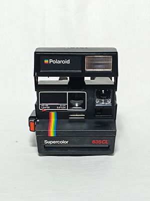 Vintage Polaroid instant camera circa 1980s, in perfect condition