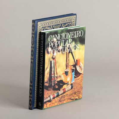 DOIS LIVROS. Cancioneiro Popular Português de Michel Giacometti com a