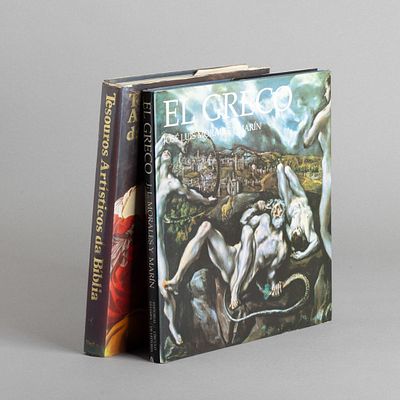DOIS LIVROS. Tesouros Artísticos da Bíblia, Bruce Bernard e El Greco de