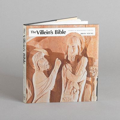 THE VILLEIN’S BIBLE. Por Brian Young, Stories in Romanesque Carving. Sinais de uso.
