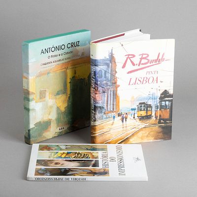 TRÊS LIVROS. História do Impressionismo, Galeria El Greco, O Pintor e o Porto -