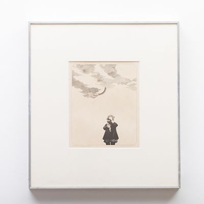 DARIO ALVES (n. 1940) - LITOGRAFIA. "Sem título" Litografia a negro sobre papel (74/75) 