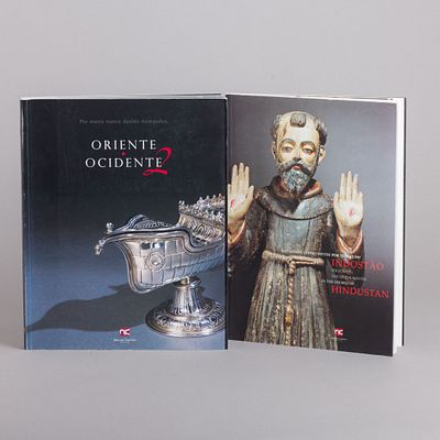DOIS LIVROS. "Imitando o divino Mestre por terras do Indostão", por Manuel Castilho. "Oriente 