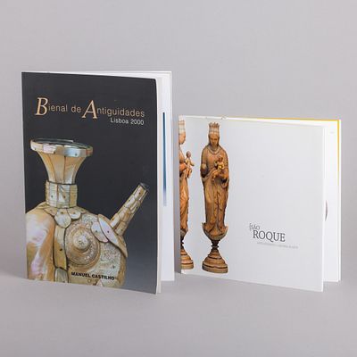 DOIS CAT&Aacute;LOGOS. Por Manuel Castilho, Bienal de antiguidades, Lisboa 2000 e S&atilde;o 