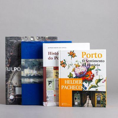 QUATRO LIVROS SOBRE O PORTO. "Porto: O Sentimento da Hist&oacute;ria" por H&eacute;lder Pacheco; "Hist&oacute;ria 