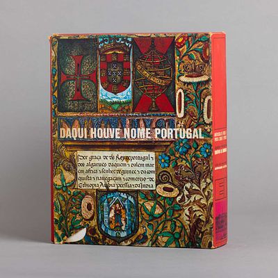 DAQUI HOUVE NOME PORTUGAL. Livro profusamente ilustrado da antologia do verso e prosa sobre o 